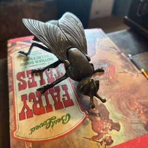 Vintage Brass Fly Ashtray